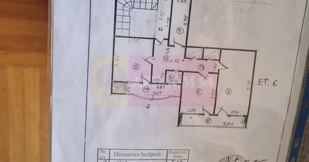 Apartament de vânzare cu 5 camere în zona Unirii, Sector 3