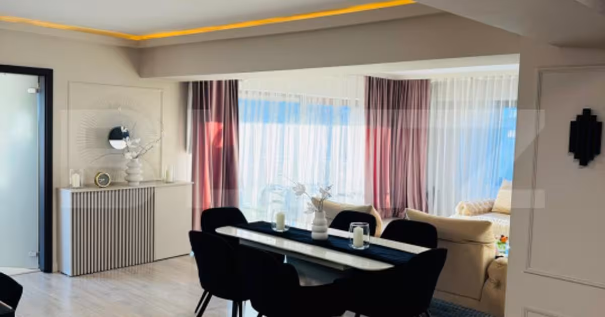 Apartament de vânzare cu 3 camere, mobilat în zona Palat, Iași