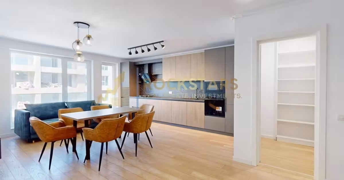 Apartament de vânzare cu 2 camere, mobilat în Voluntari