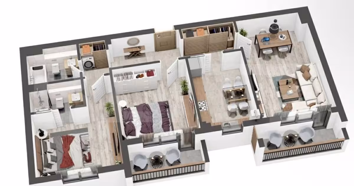 Apartament de vânzare cu 3 camere în zona Tractorul, Brașov