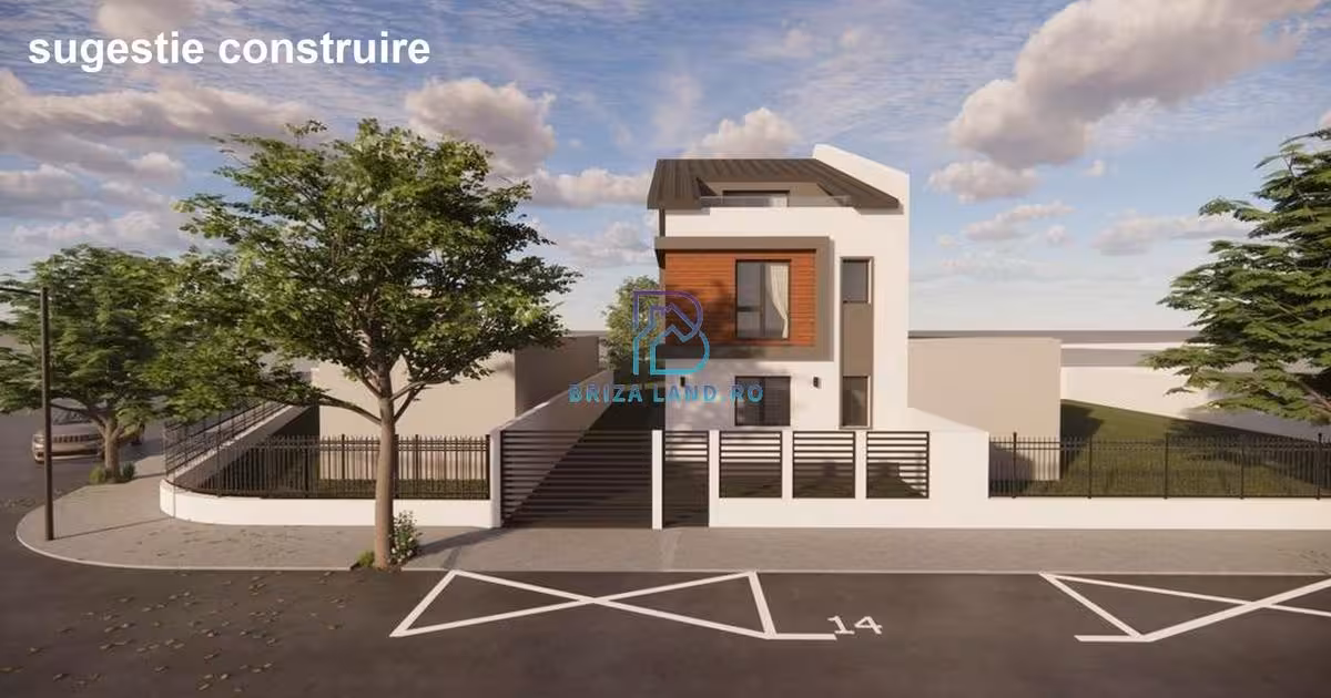 Teren Construcții intravilan de vânzare de 400 mp, în zona Bucureștii Noi, Sector 1