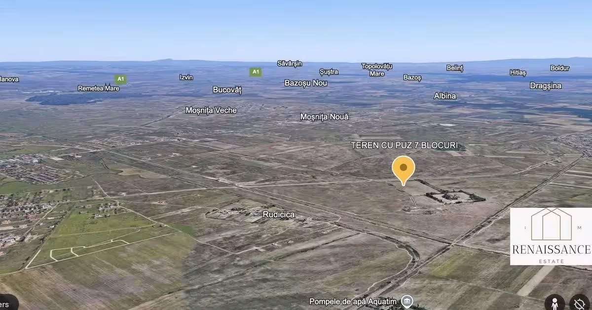 Teren Construcții intravilan de vânzare de 10000 mp, în Giroc