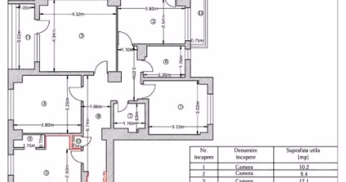 Apartament de vânzare cu 4 camere în zona Dorobanți, Sector 1