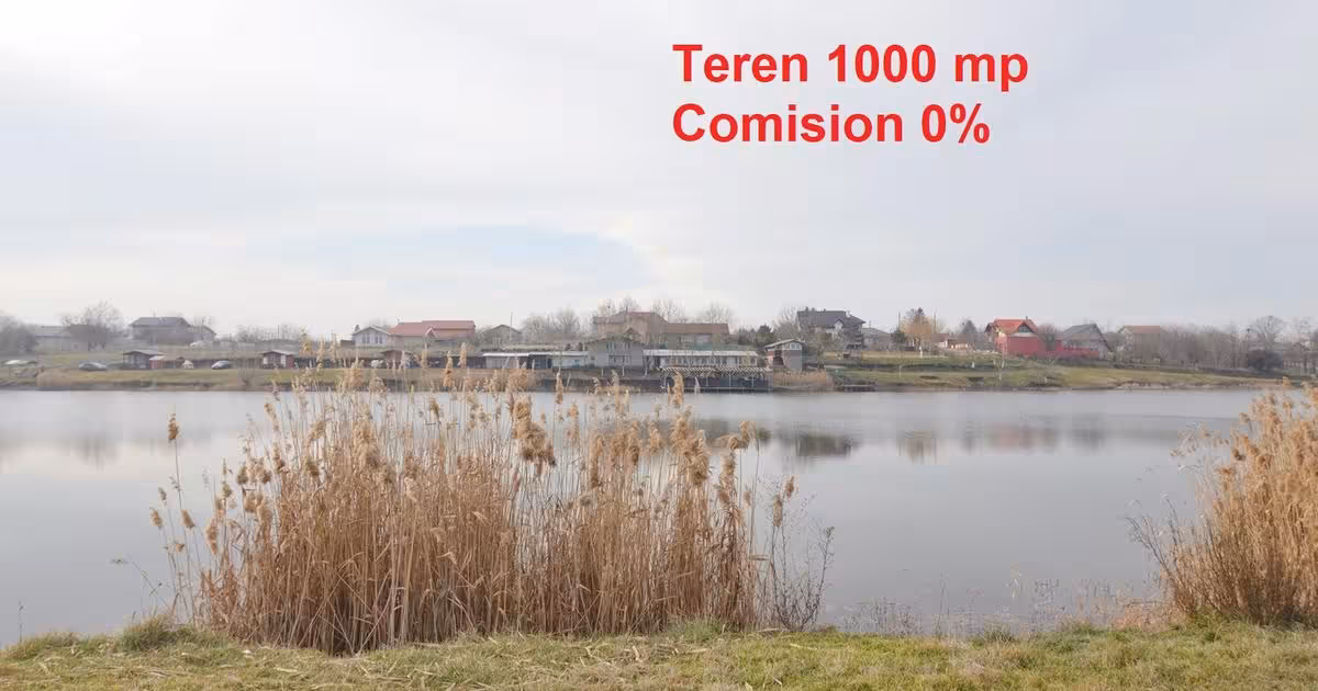 Teren Construcții intravilan de vânzare de 1000 mp, în Frumușani