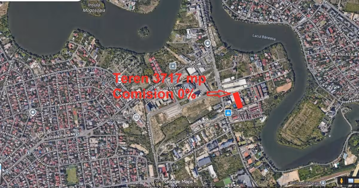 Teren Construcții intravilan de vânzare de 3717 mp, în zona Băneasa, Sector 1