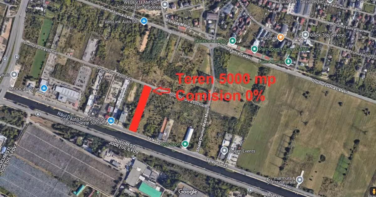 Teren Construcții intravilan de vânzare de 5000 mp, în zona Splaiul Unirii, Sector 3