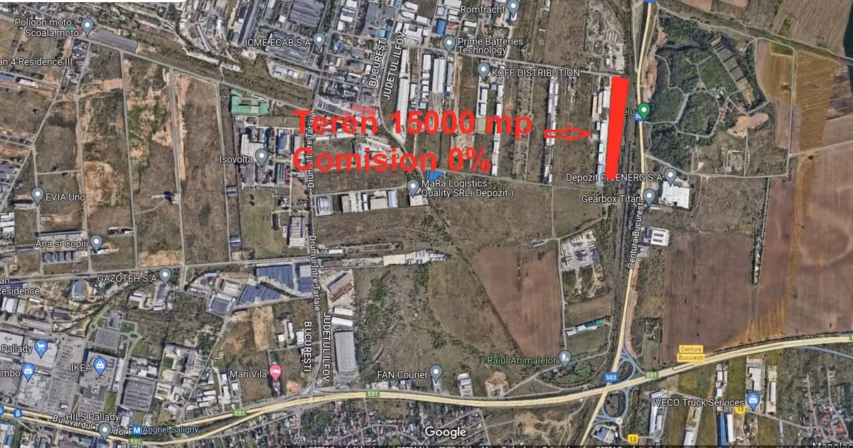 Teren Construcții intravilan de vânzare de 15000 mp, în zona Theodor Pallady, Sector 3