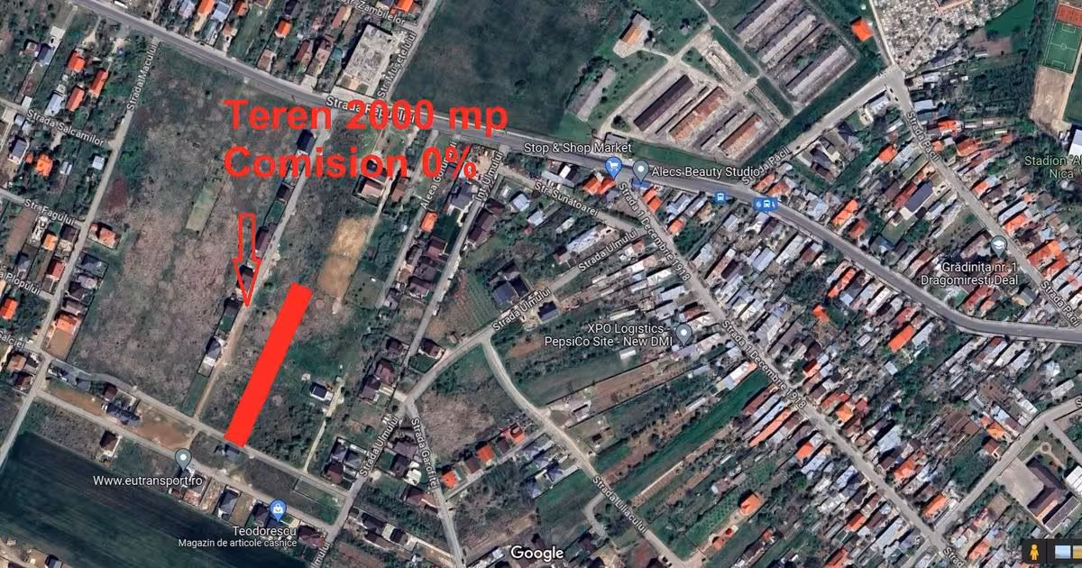 Teren Construcții intravilan de vânzare de 2000 mp, în Dragomirești-Deal