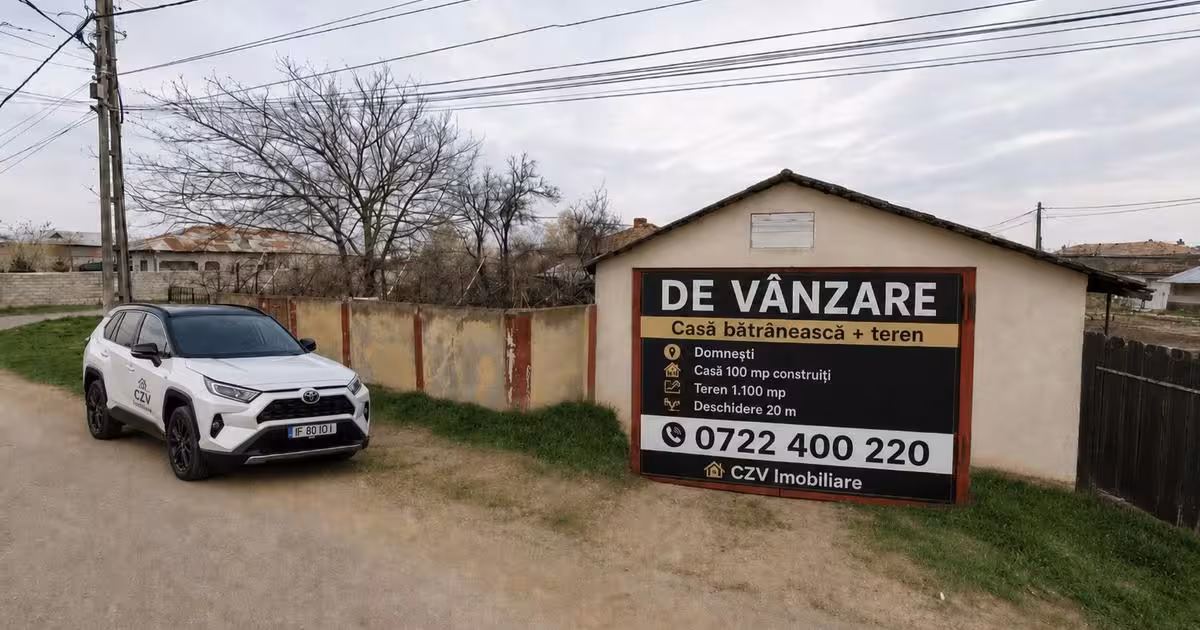 Casă individuală de vânzare cu 3 camere în Domnești