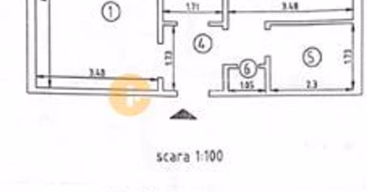 Apartament de vânzare cu 2 camere în zona Podu Roș, Iași