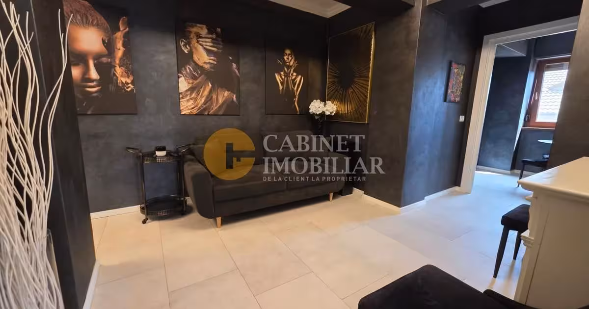 Apartament de vânzare cu 2 camere, mobilat în Valea Lupului