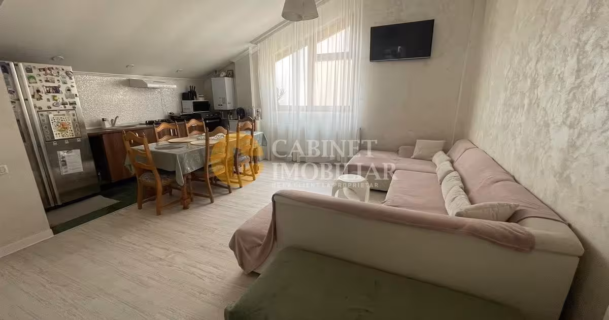 Apartament de vânzare cu 3 camere, mobilat în zona Cug, Iași
