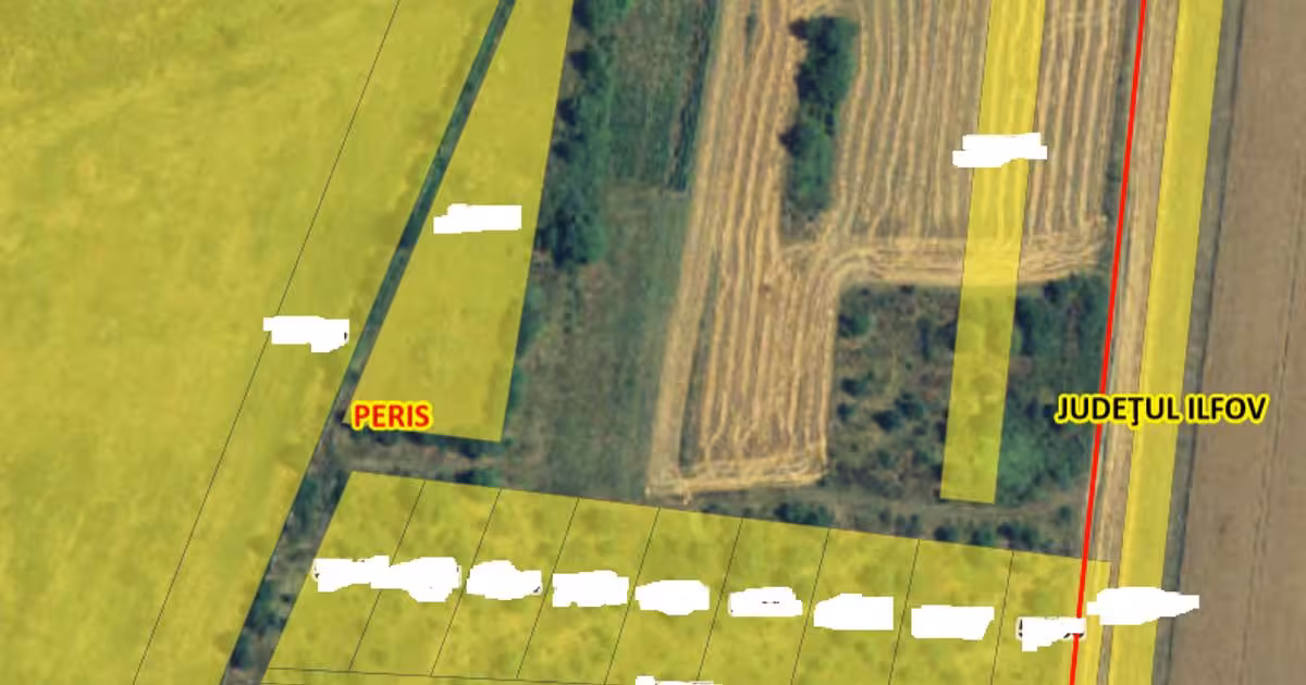 Teren intravilan de vânzare de 19240 mp, în Periș