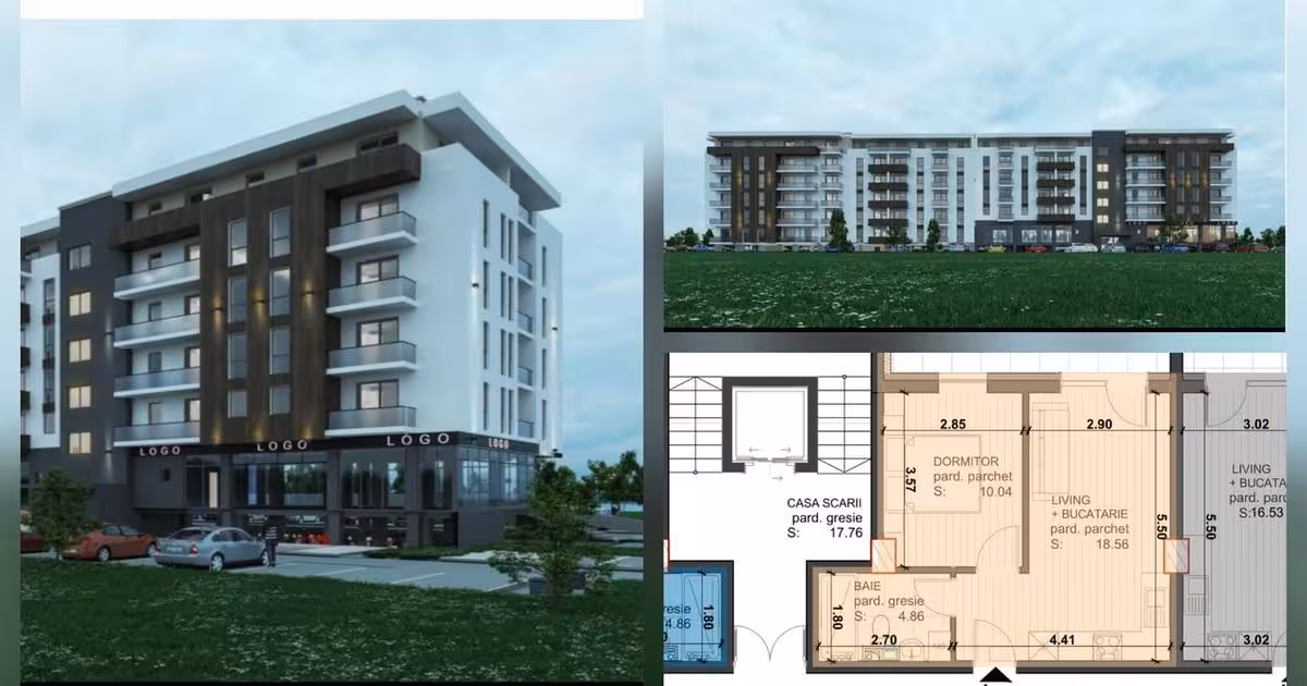 Apartament de vânzare cu 2 camere în Baia Mare