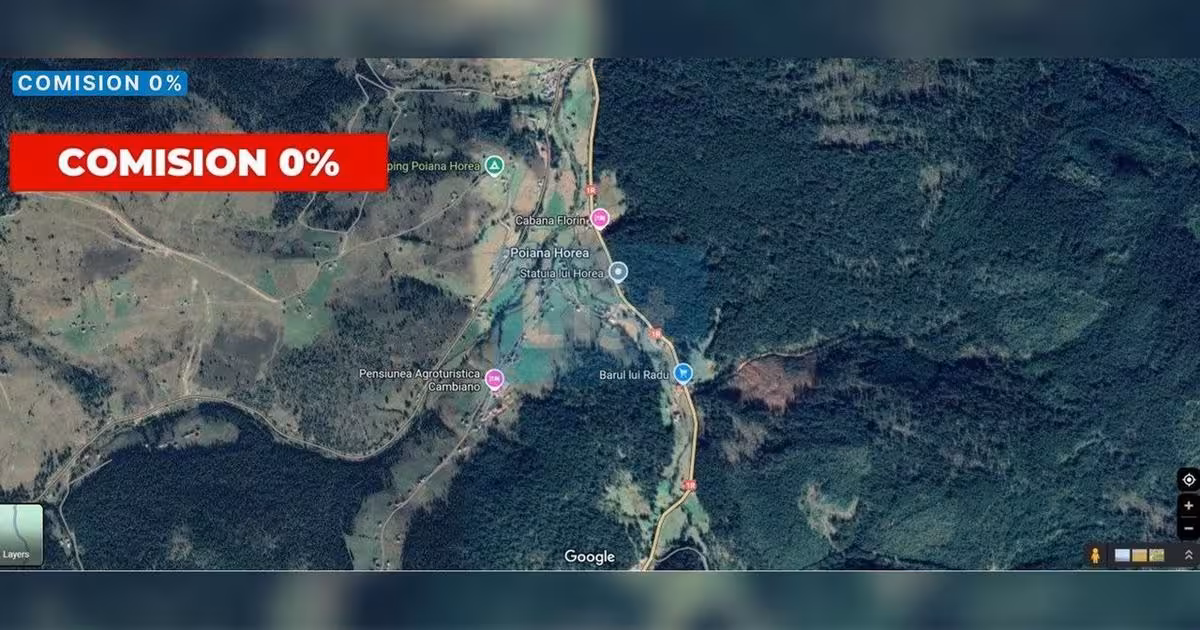 Teren Construcții intravilan de vânzare de 6128 mp, în Poiana Horea