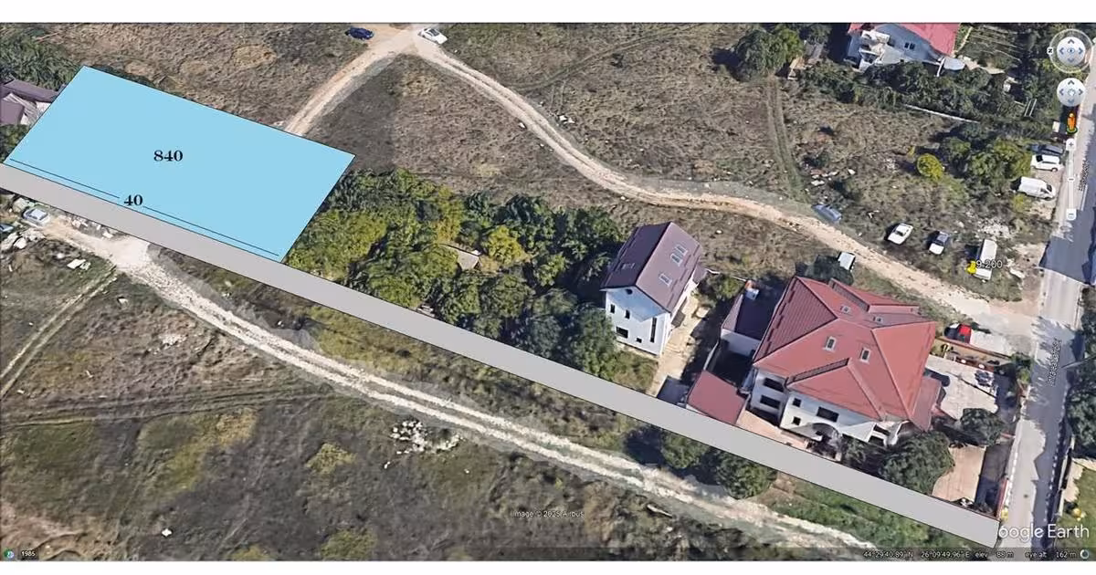 Teren intravilan de vânzare de 840 mp, în zona Pipera, Sector 1