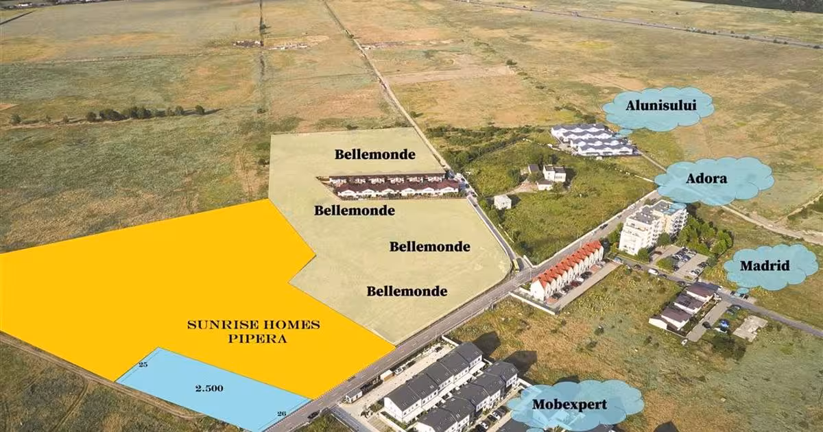 Teren Construcții intravilan de vânzare de 2500 mp, în zona Pipera, Sector 1