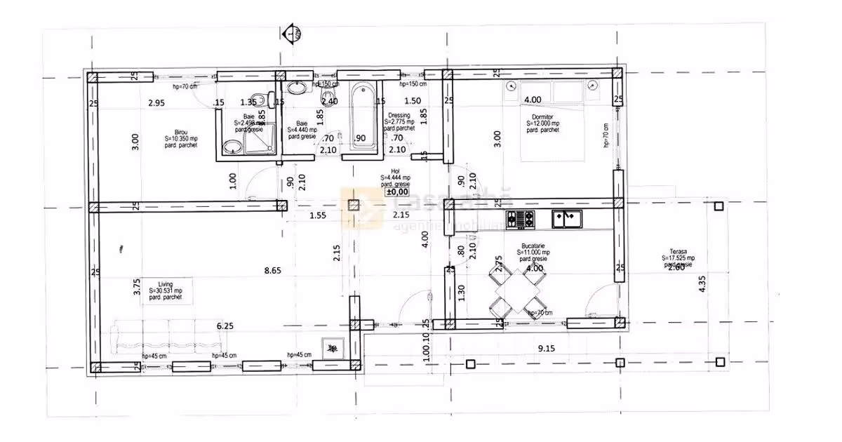 Casă individuală de vânzare cu 3 camere, mobilată în zona Miroslava, Iași