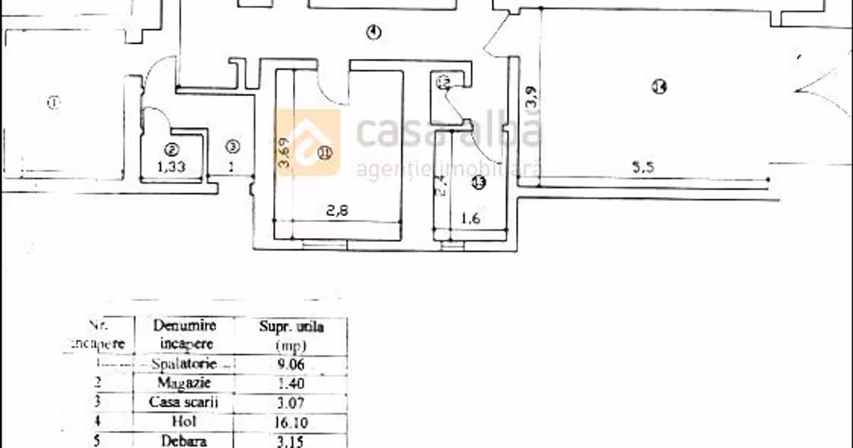 Apartament de vânzare cu 10 camere în zona Central, Iași