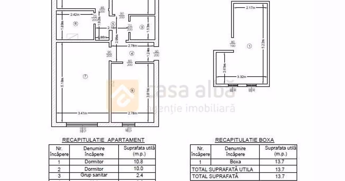 Apartament de vânzare cu 3 camere în zona Central, Iași