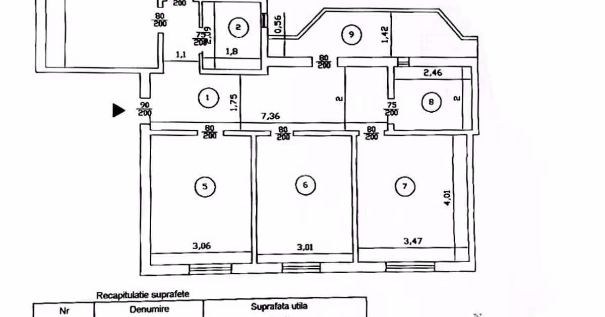 Apartament de vânzare cu 4 camere în zona Nicolina, Iași
