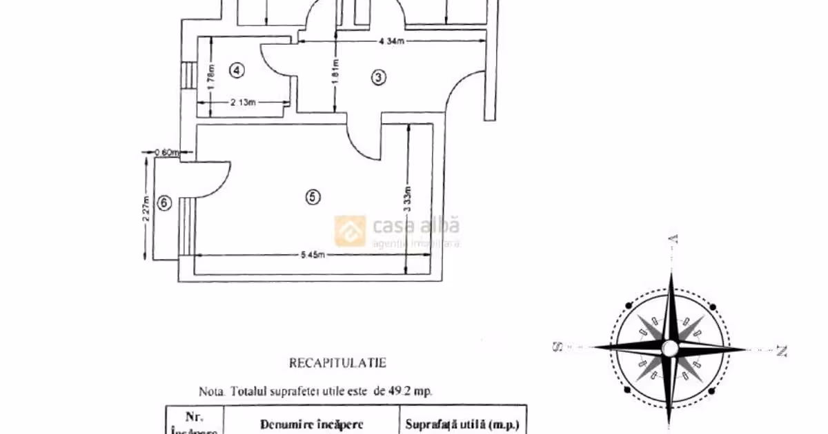Apartament de vânzare cu 2 camere, mobilat în zona Frumoasa, Iași