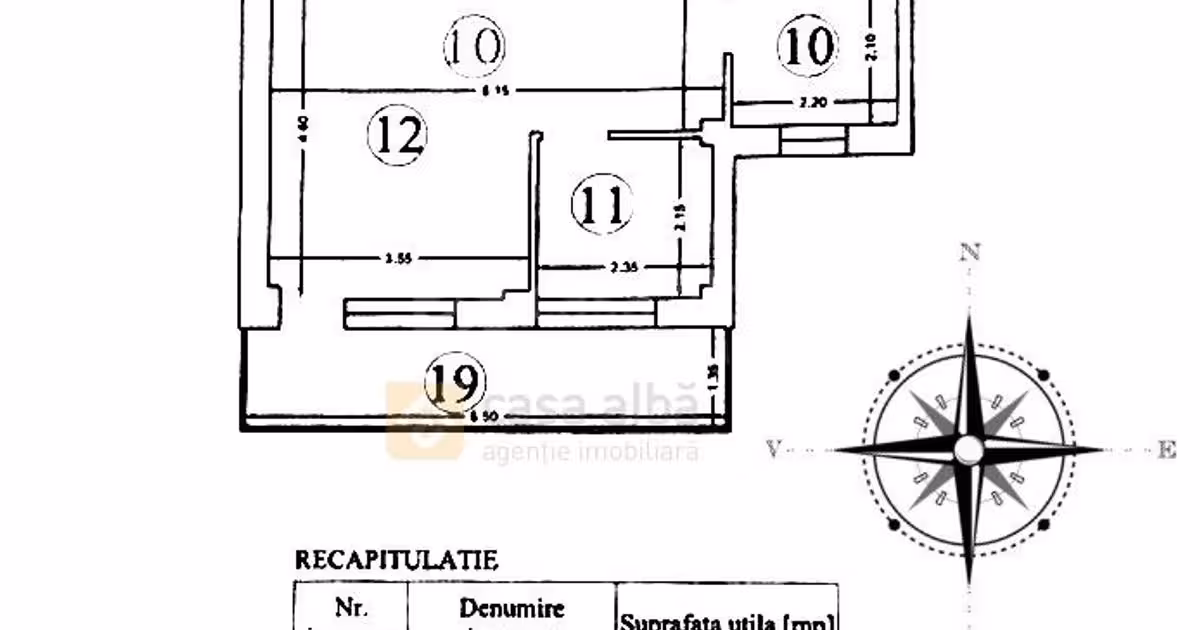 Apartament de vânzare cu 2 camere, mobilat în zona Bucium, Iași