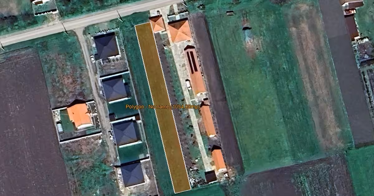 Teren Construcții intravilan de vânzare de 1000 mp, în Parța
