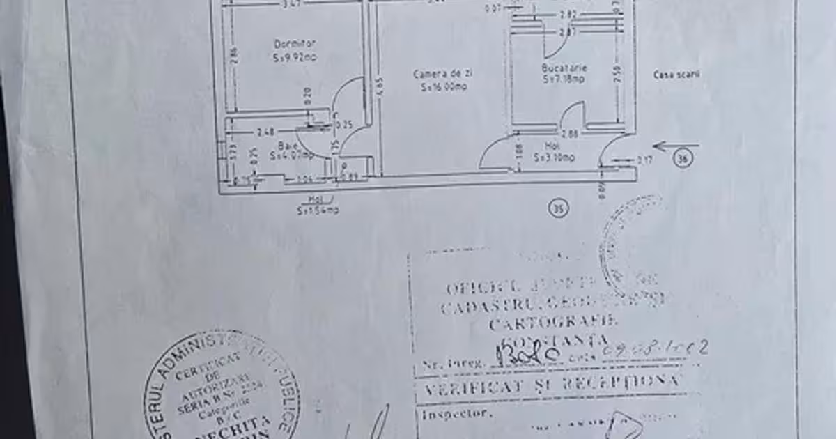 Apartament de vânzare cu 2 camere în zona Poarta 6, Constanța