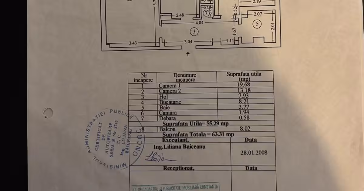 Apartament de vânzare cu 2 camere în zona Trocadero, Constanța