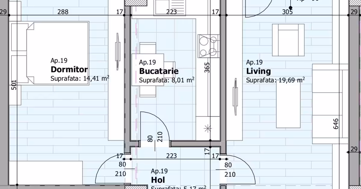 Apartament de vânzare cu 2 camere în zona Galata, Iași