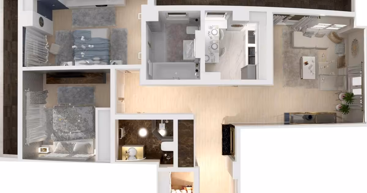 Apartament de vânzare cu 3 camere în zona Frumoasa, Iași