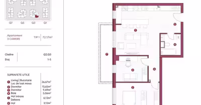 Apartament Galata