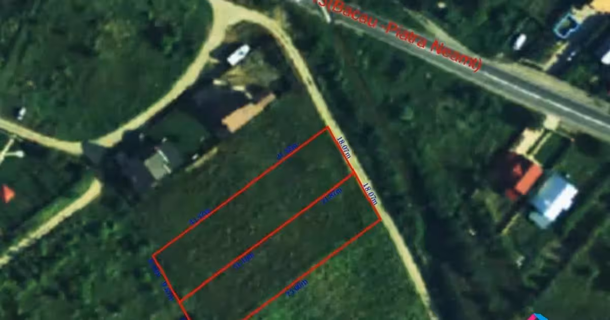 Teren Construcții intravilan de vânzare de 1300 mp, în Hemeiuș