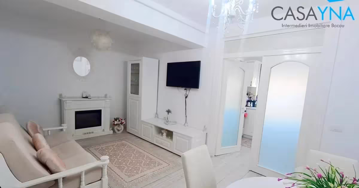 Apartament de vânzare cu 3 camere, mobilat în zona Bistrița Lac, Bacău