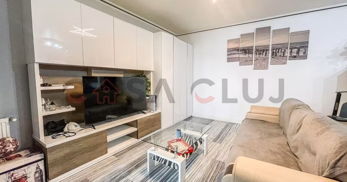 Apartament de vânzare cu 2 camere, mobilat în zona Mănăștur, Cluj-Napoca