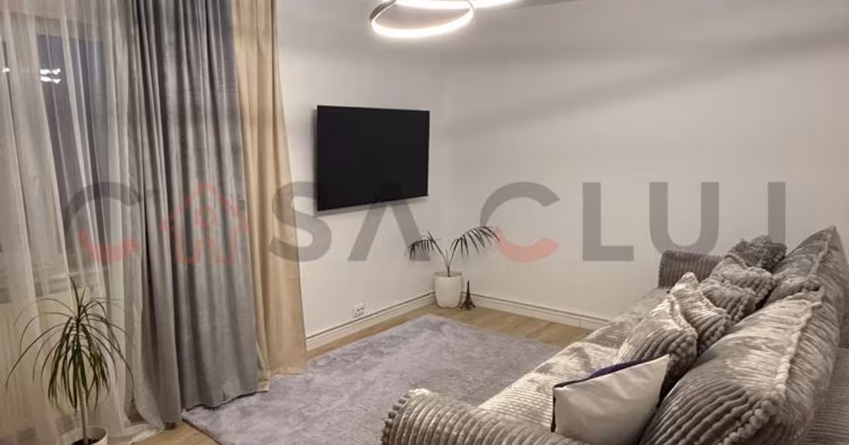 Apartament de vânzare cu 3 camere, mobilat în zona Zorilor, Cluj-Napoca