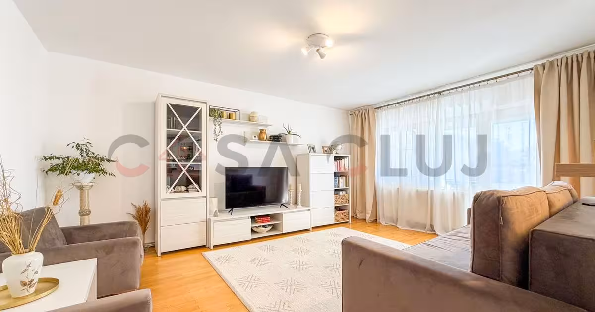 Apartament de vânzare cu 4 camere, mobilat în zona Mărăști, Cluj-Napoca