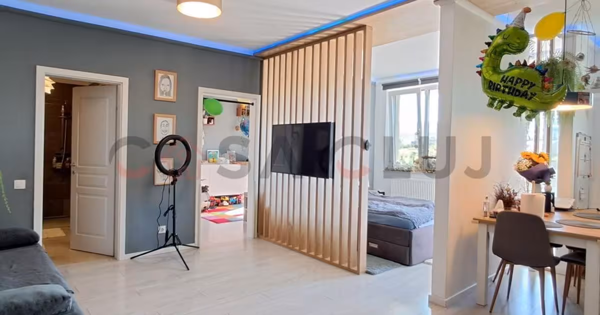 Apartament de vânzare cu 2 camere, mobilat în zona Borhanci, Cluj-Napoca