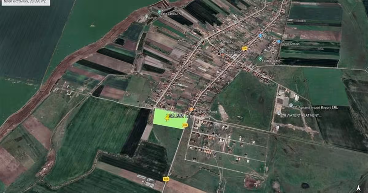 Teren Construcții intravilan de vânzare de 28898 mp, în Sânpaul