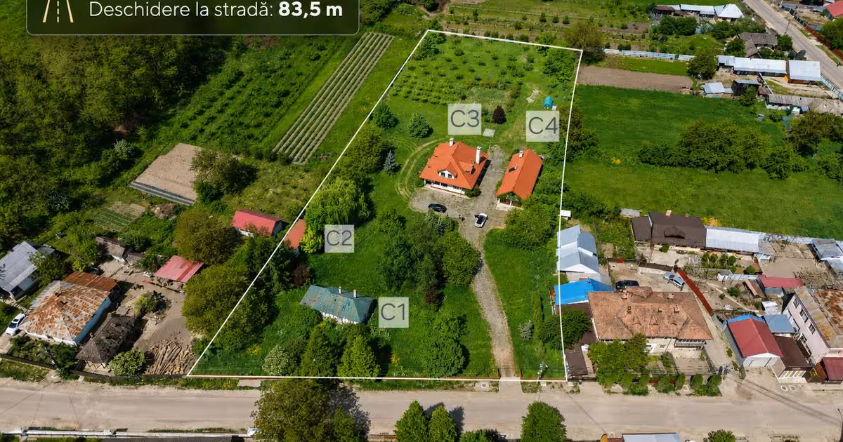 Casă individuală de vânzare cu 6 camere, mobilată în Blăgești