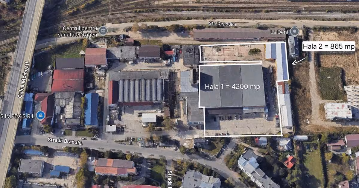 Spațiu comercial · 5000 m², Gară, Bacău