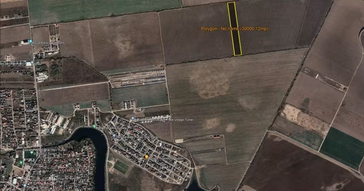 Teren Construcții intravilan de vânzare de 30000 mp, în Tunari