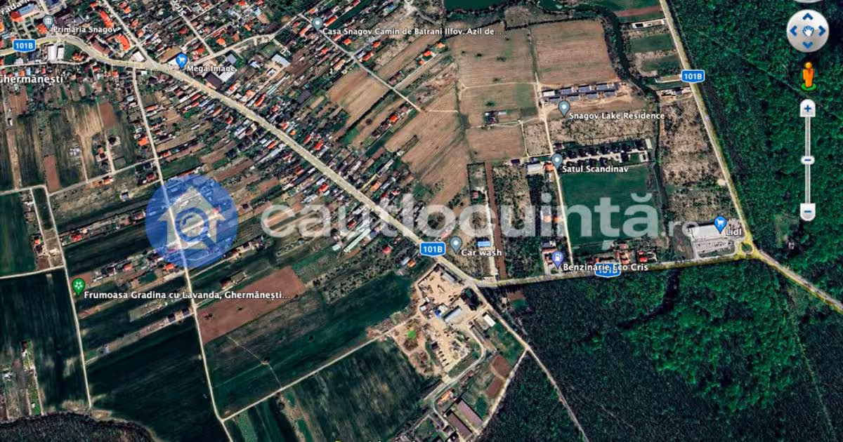 Teren Construcții intravilan de vânzare de 2977 mp, în Ghermănești