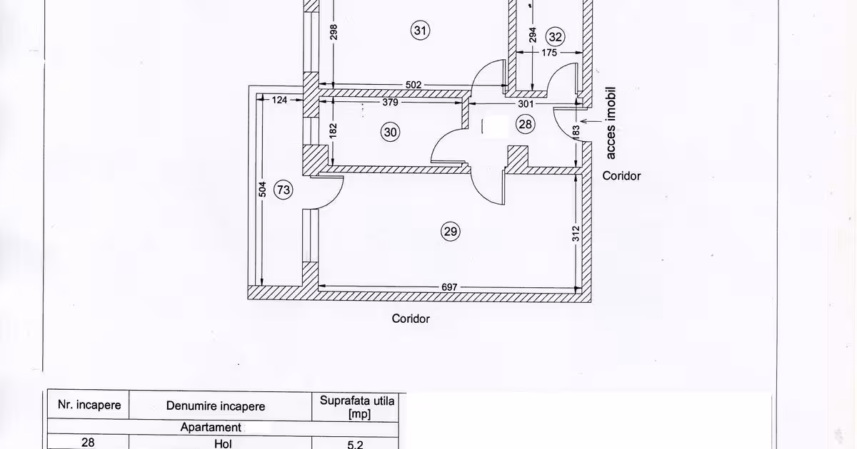 Apartament de vânzare cu 2 camere, mobilat în zona Inel II, Constanța