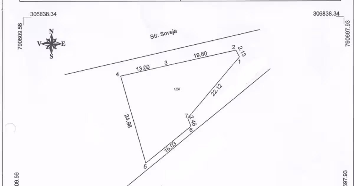 Teren Construcții intravilan de vânzare de 473 mp, în zona Tomis III, Constanța