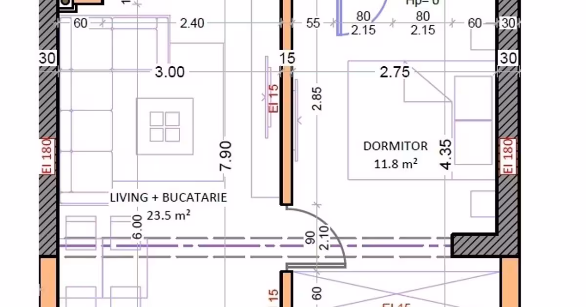 Apartament de vânzare cu 2 camere în zona Sud, Sector 4