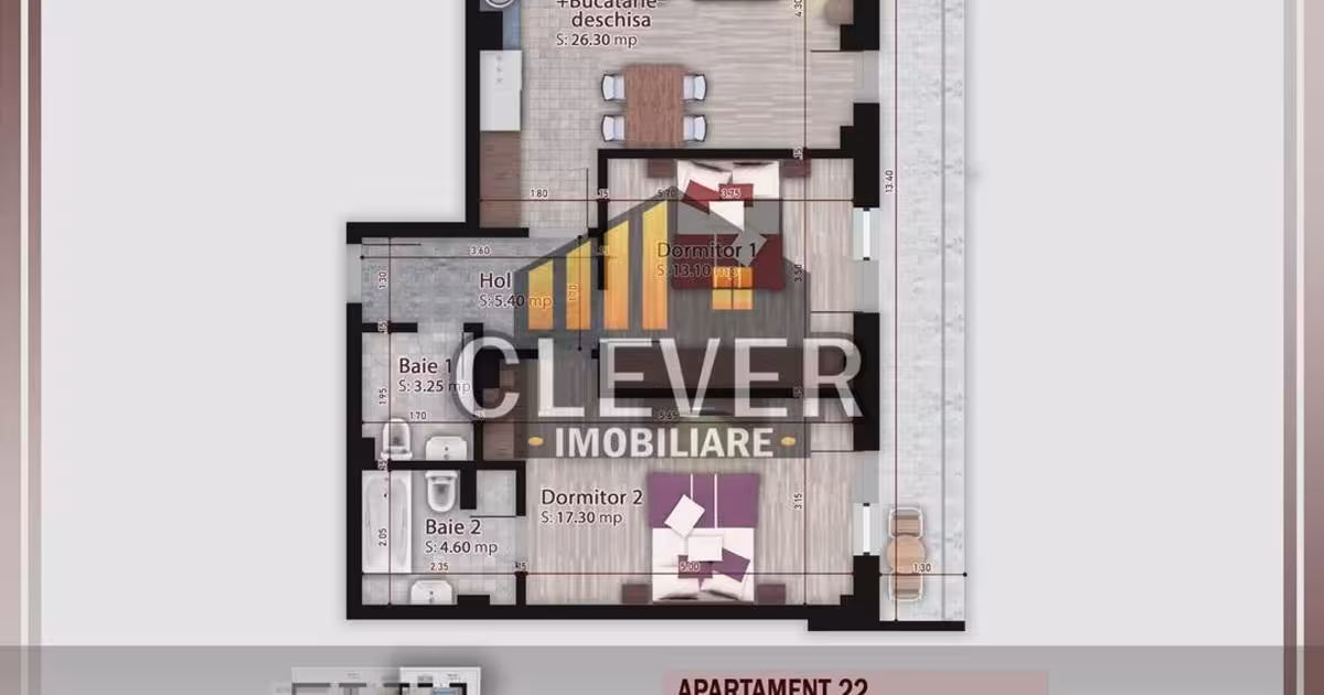 Apartament de vânzare cu 3 camere în zona Theodor Pallady, Sector 3