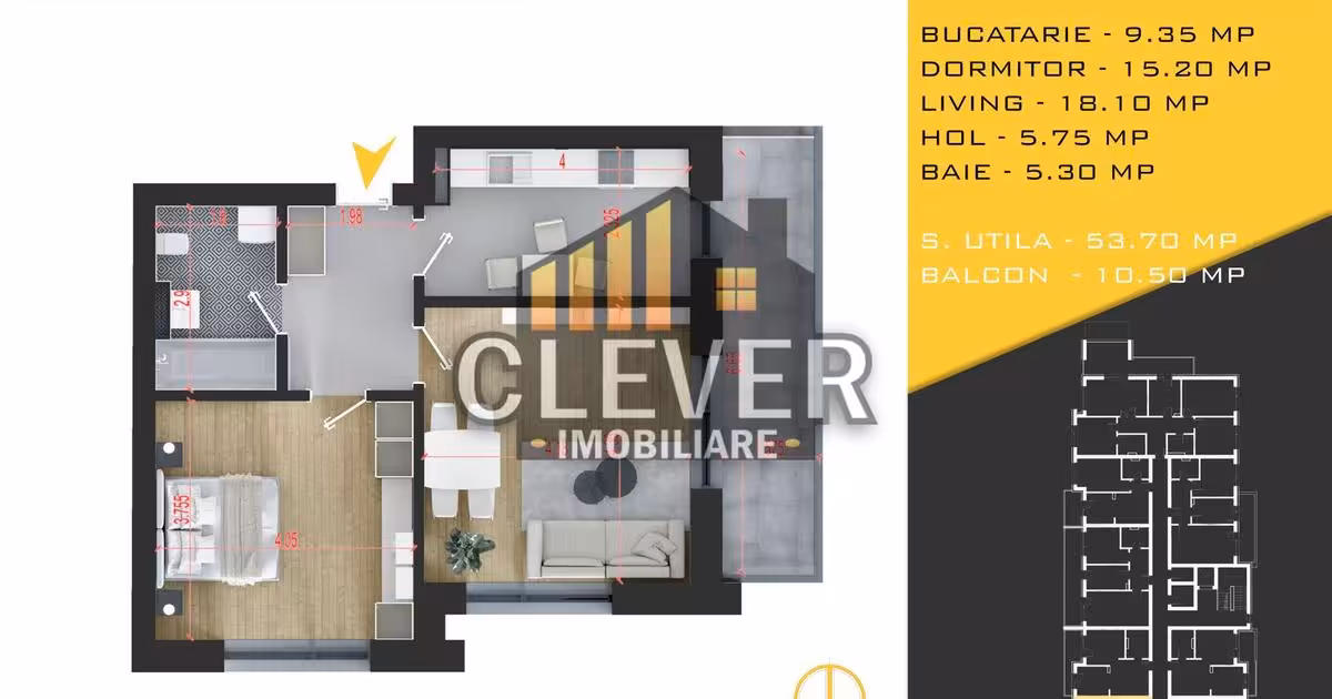 Apartament de vânzare cu 2 camere în zona Theodor Pallady, Sector 3