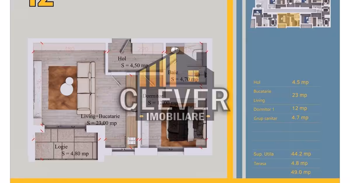 Apartament de vânzare cu 2 camere în zona Theodor Pallady, Sector 3
